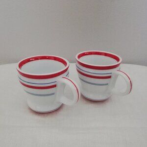 2007 Starbuck's Cappuccino Cups - Set of 2